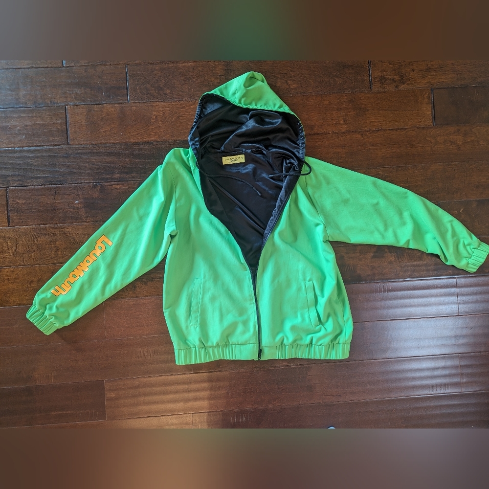 Loudmouth Golf Ladies Adult Large Hoodie Jacket Reversible Green Jacket Full Zip